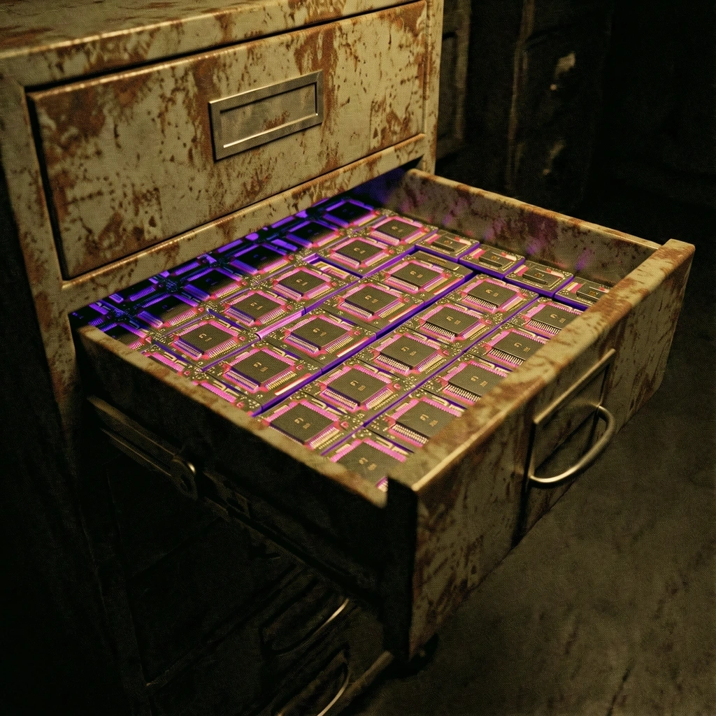 Digital Archeology Concept